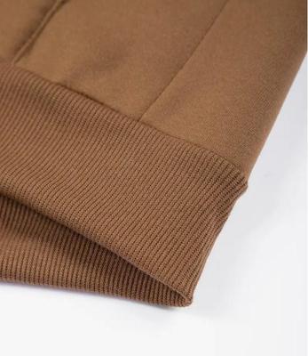 2 Pcs Men's Fleece Plain Zipper Track Suit - Image 2